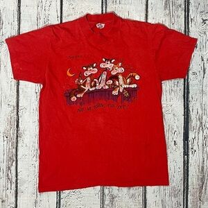 Vintage 80s Santa Cruz California Tourism Travel Vacation 1980s Tshirt